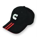 Black 2 Striped Baseball Cap